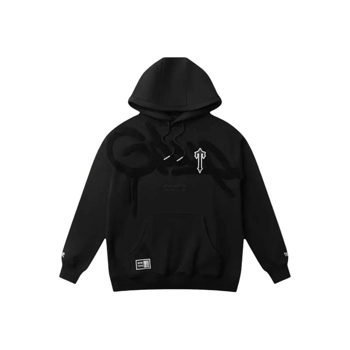 WearVista®Black/Black Hoodie