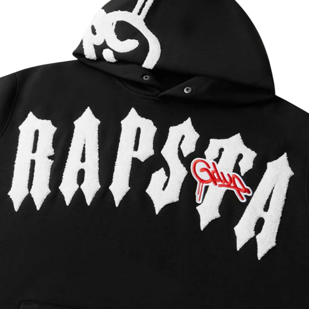 WearVista® Black/White Hoodie