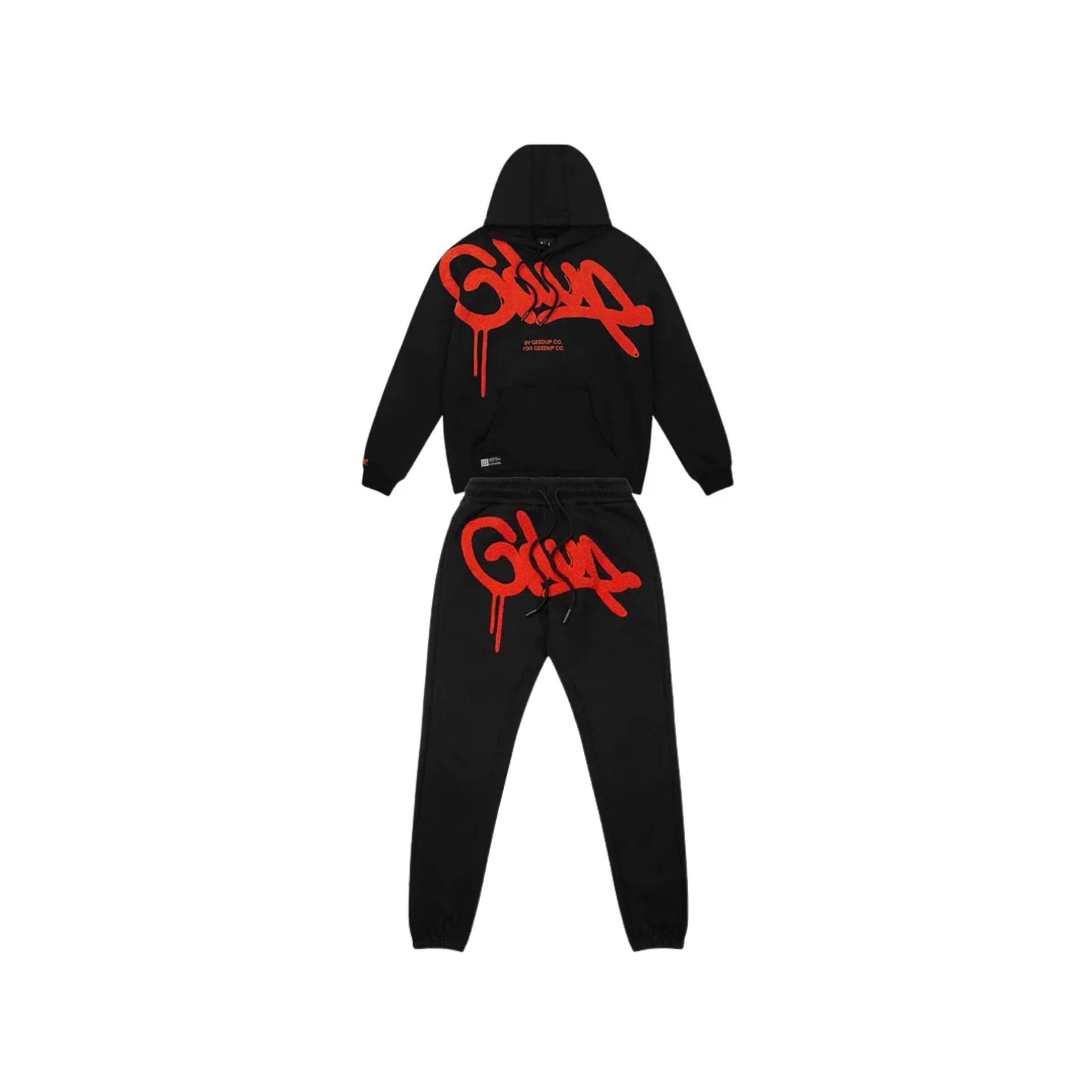 WearVista® Black/Red Tracksuit