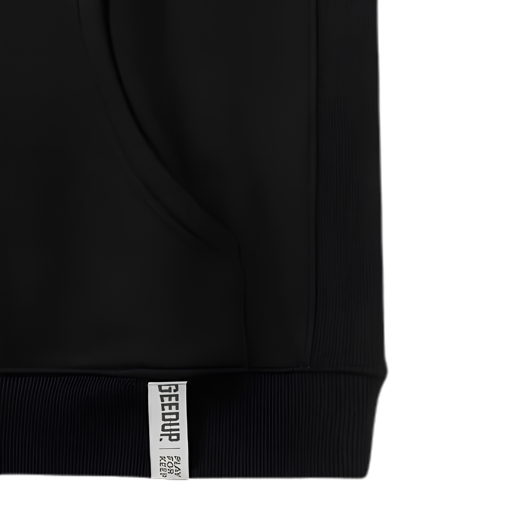 WearVista® Black/White Hoodie