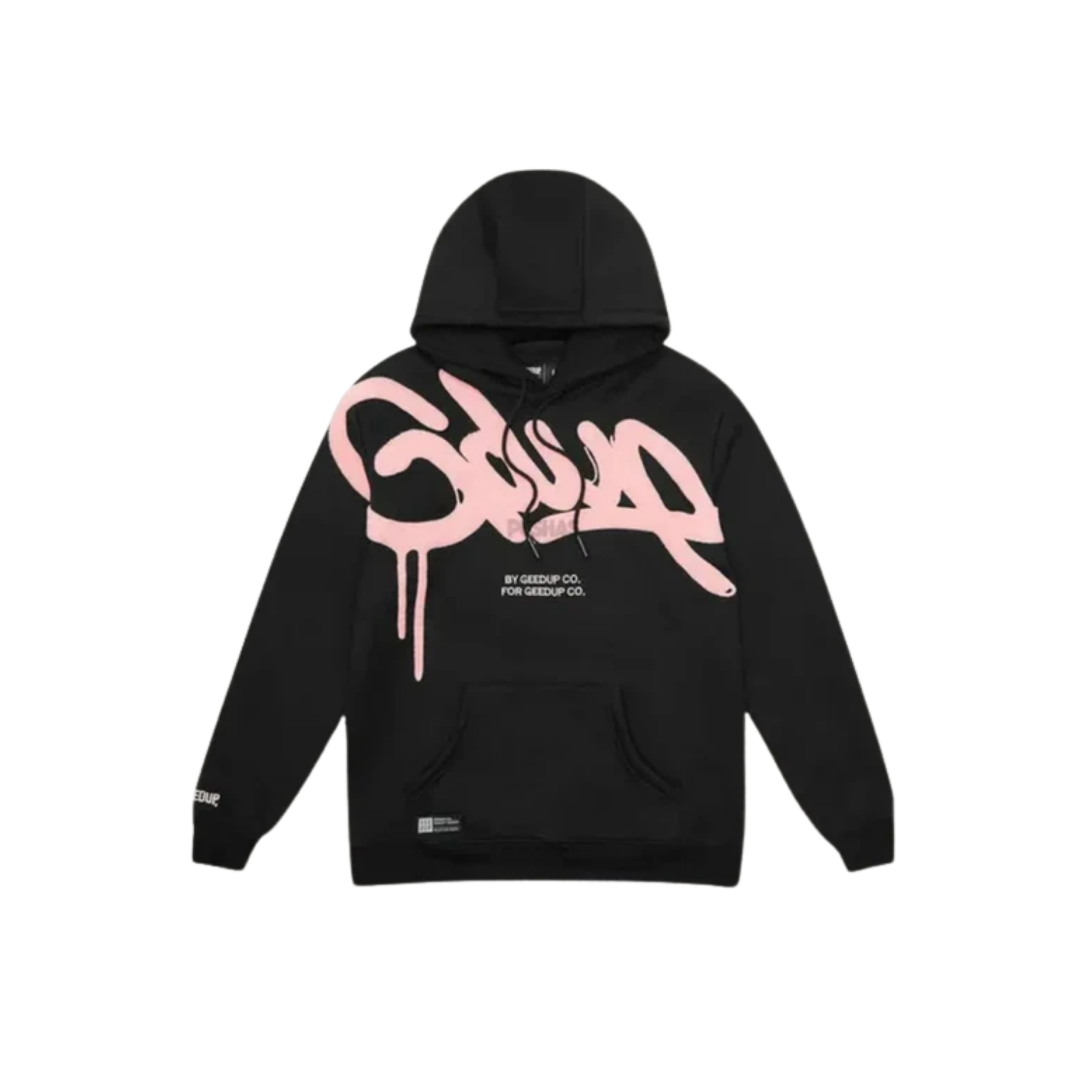 WearVista® Black/Pink Hoodie