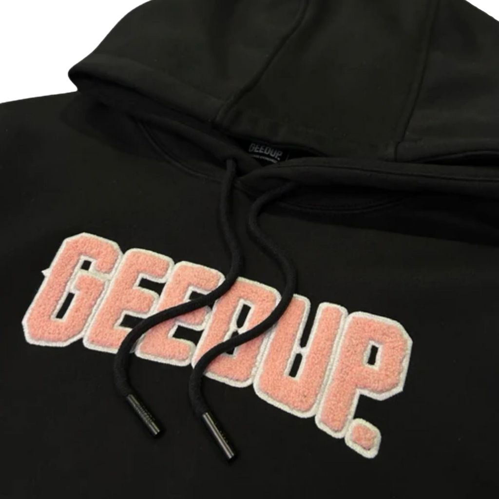 WearVista® Black/Pink Hoodie