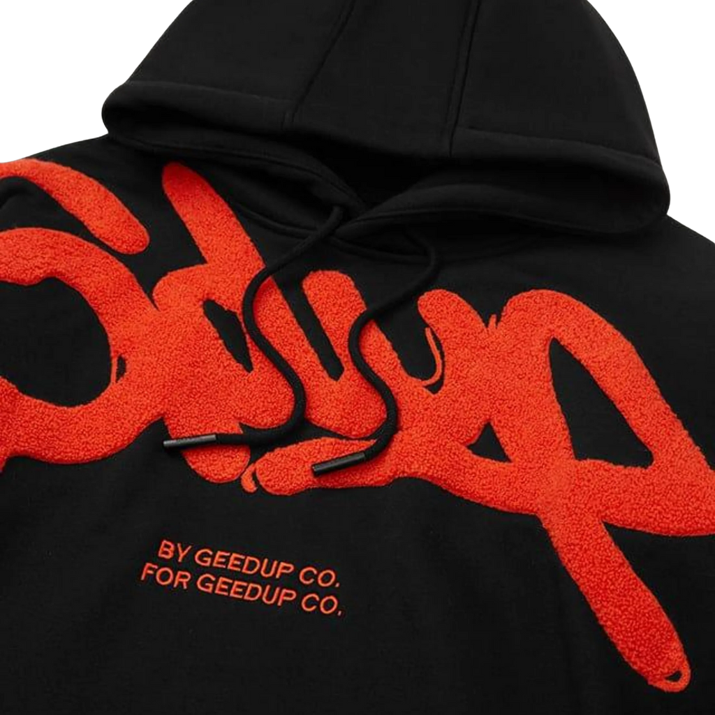 WearVista® Black/Red Hoodie