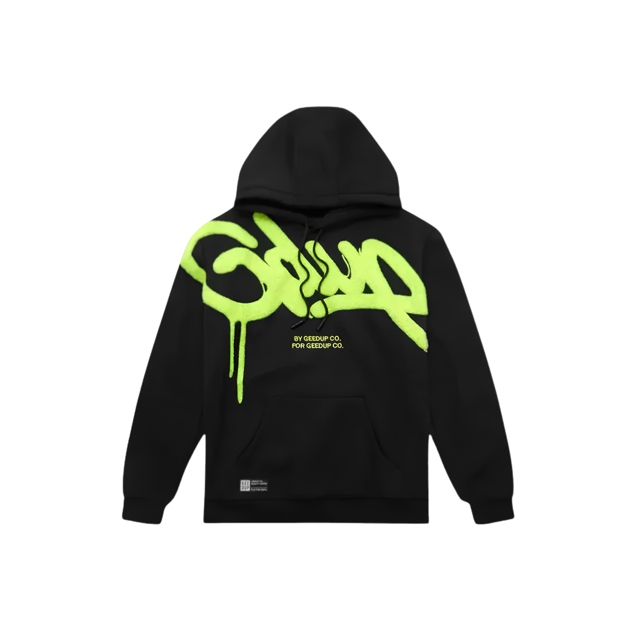 WearVista® Black/Green Hoodie