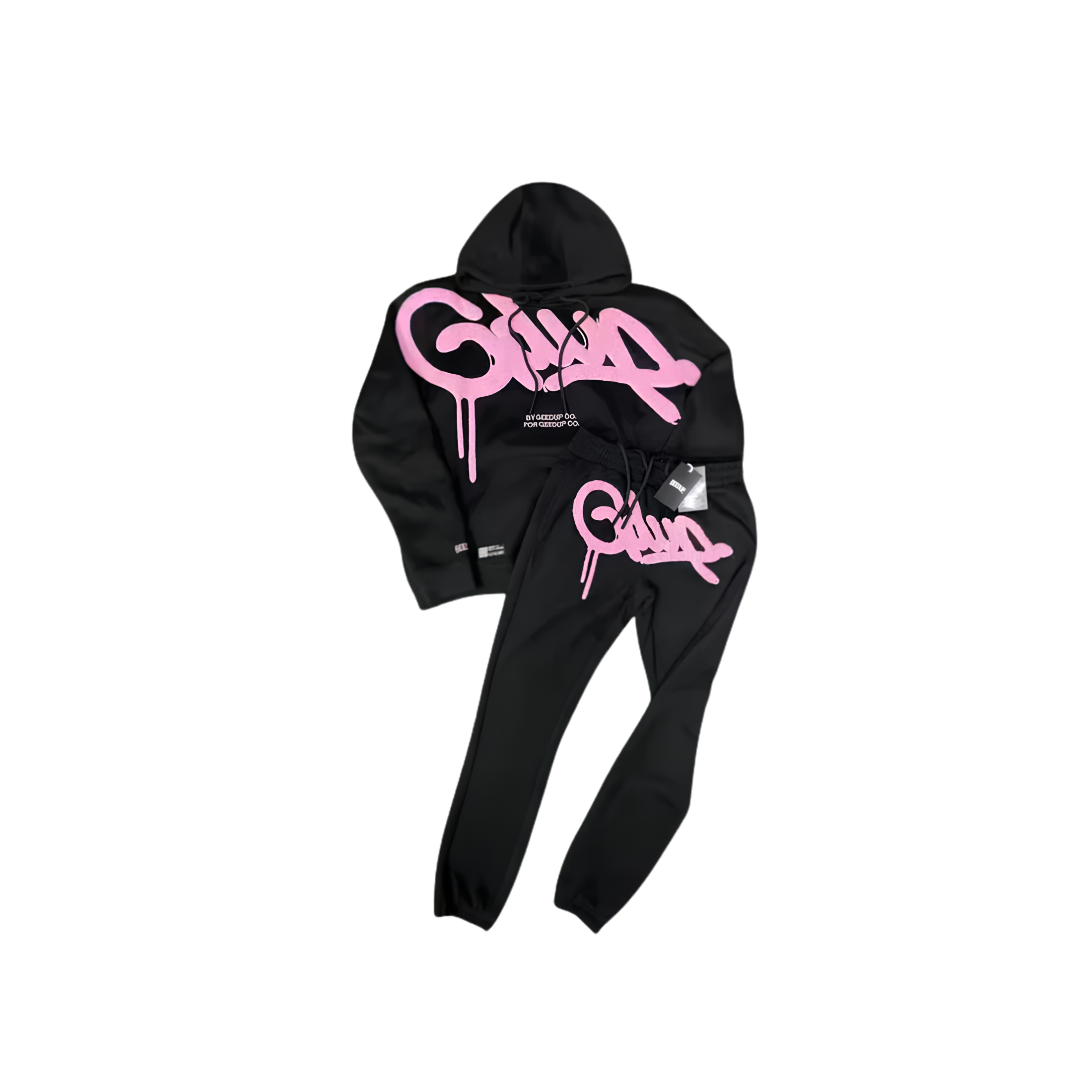 WearVista® Black/Pink Tracksuit