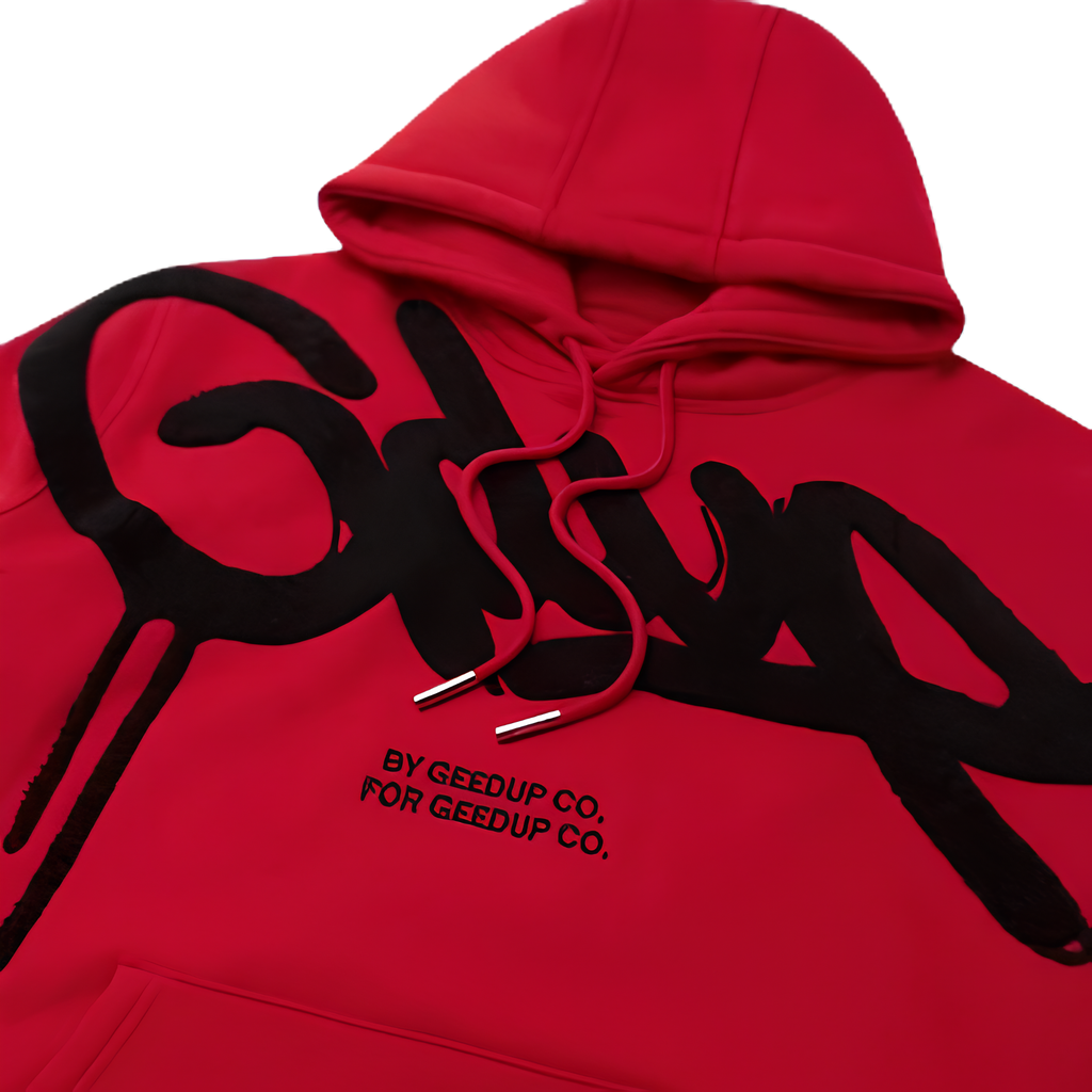 WearVista® Red/Black Hoodie