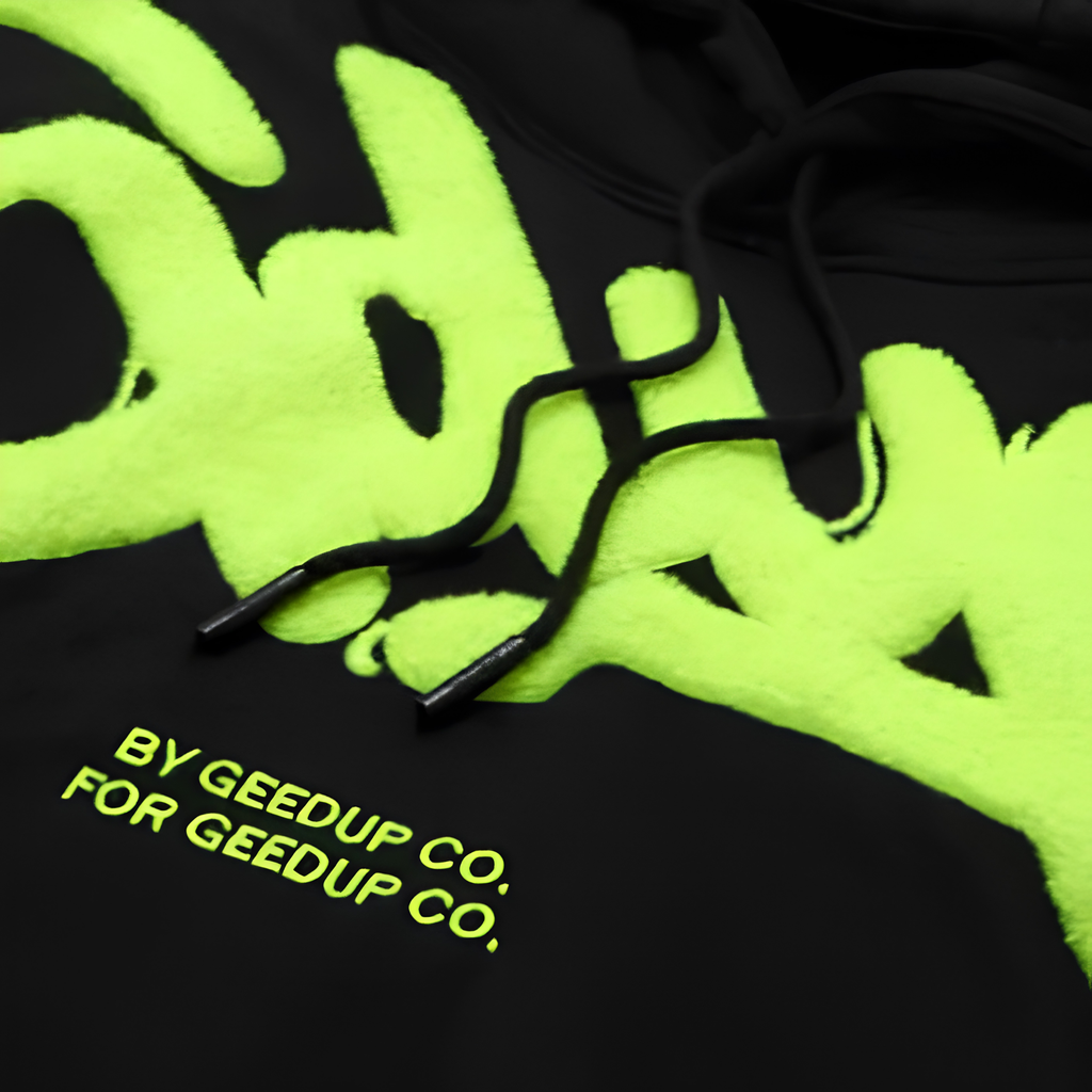 WearVista® Black/Green Hoodie