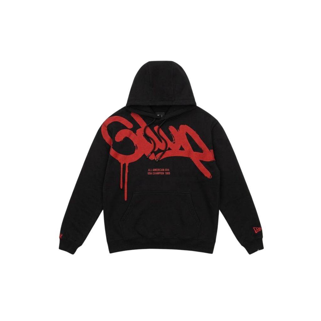 WearVista® Black/Red Hoodie