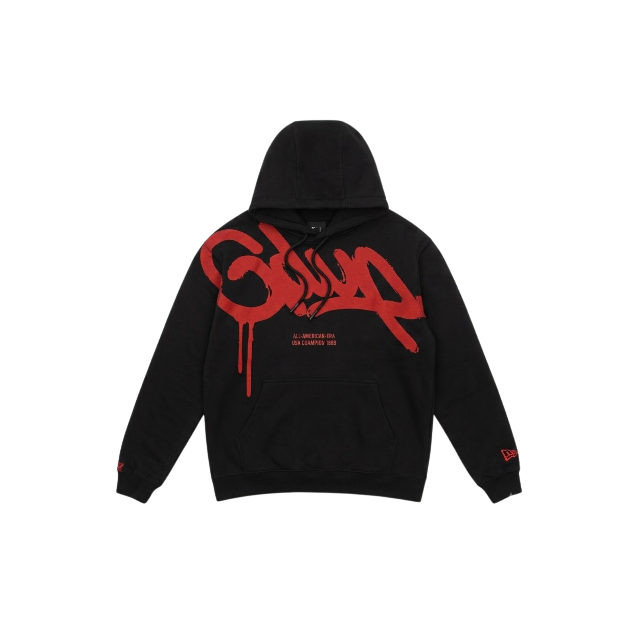 WearVista® Black/Red Hoodie