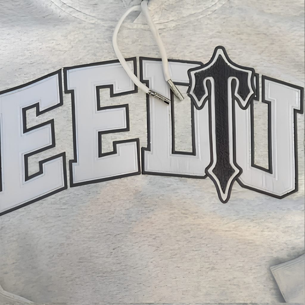WearVista® Gray/White Hoodie