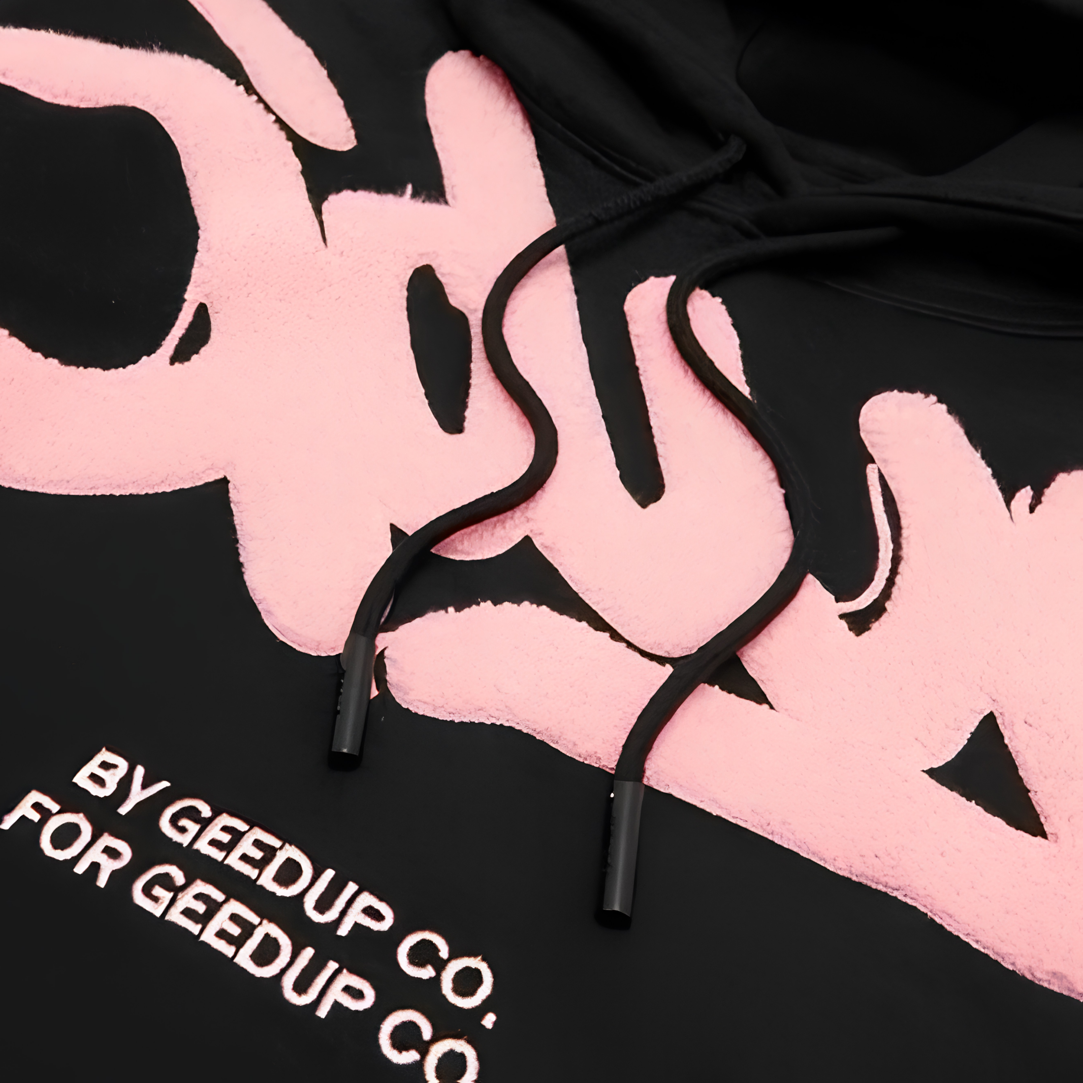WearVista® Black/Pink Hoodie