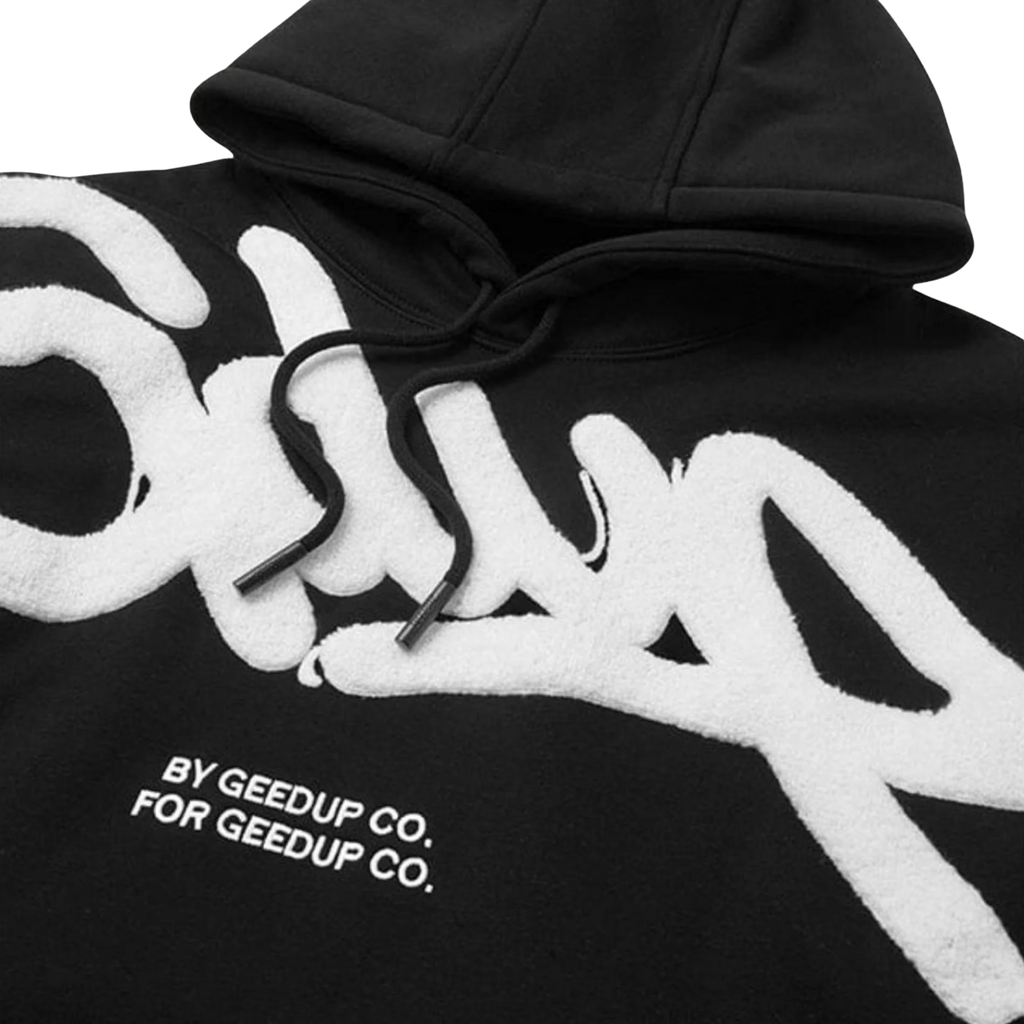 WearVista® Black/White Hoodie