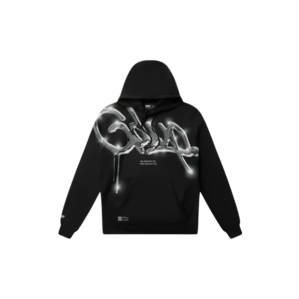 WearVista® Black/Silverprint Hoodie