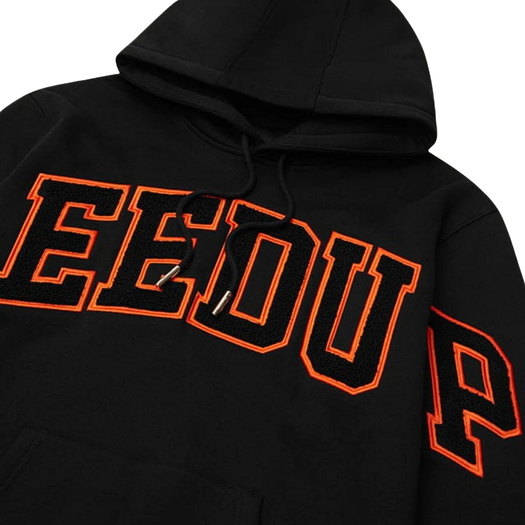 WearVista® Black/Red Hoodie