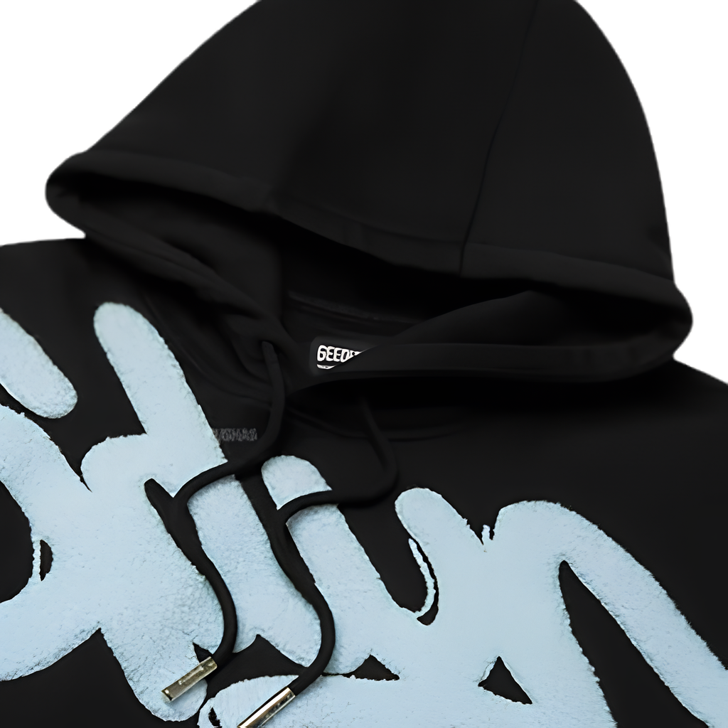 WearVista® Black/Blue Hoodie