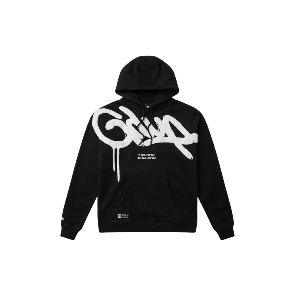 WearVista® Black/White Hoodie