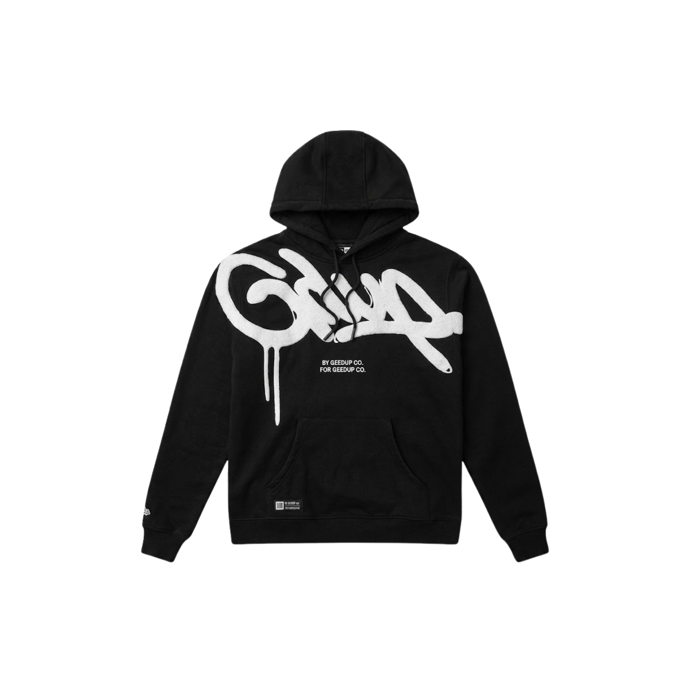 WearVista® Black/White Hoodie