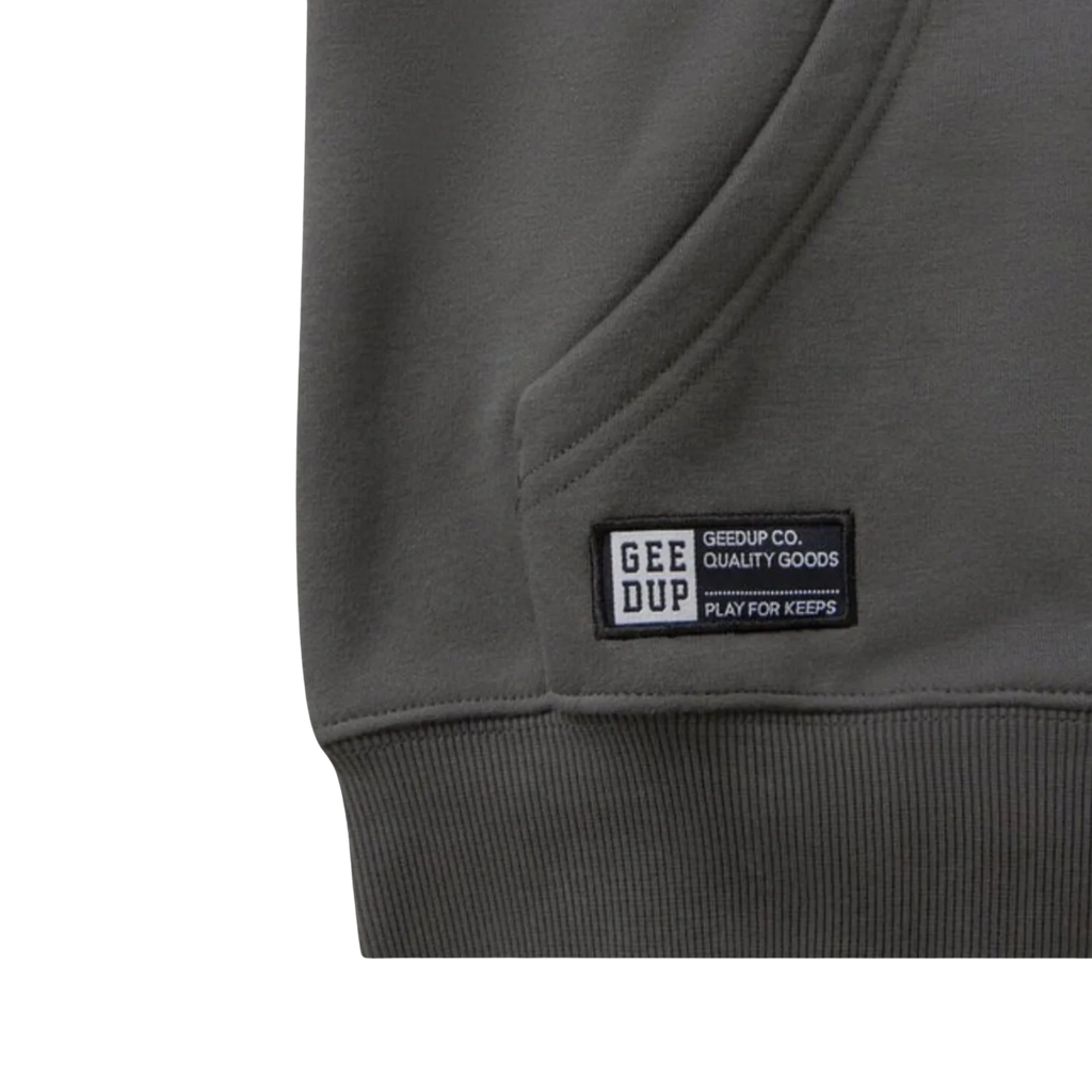 WearVista® Gray/White Hoodie