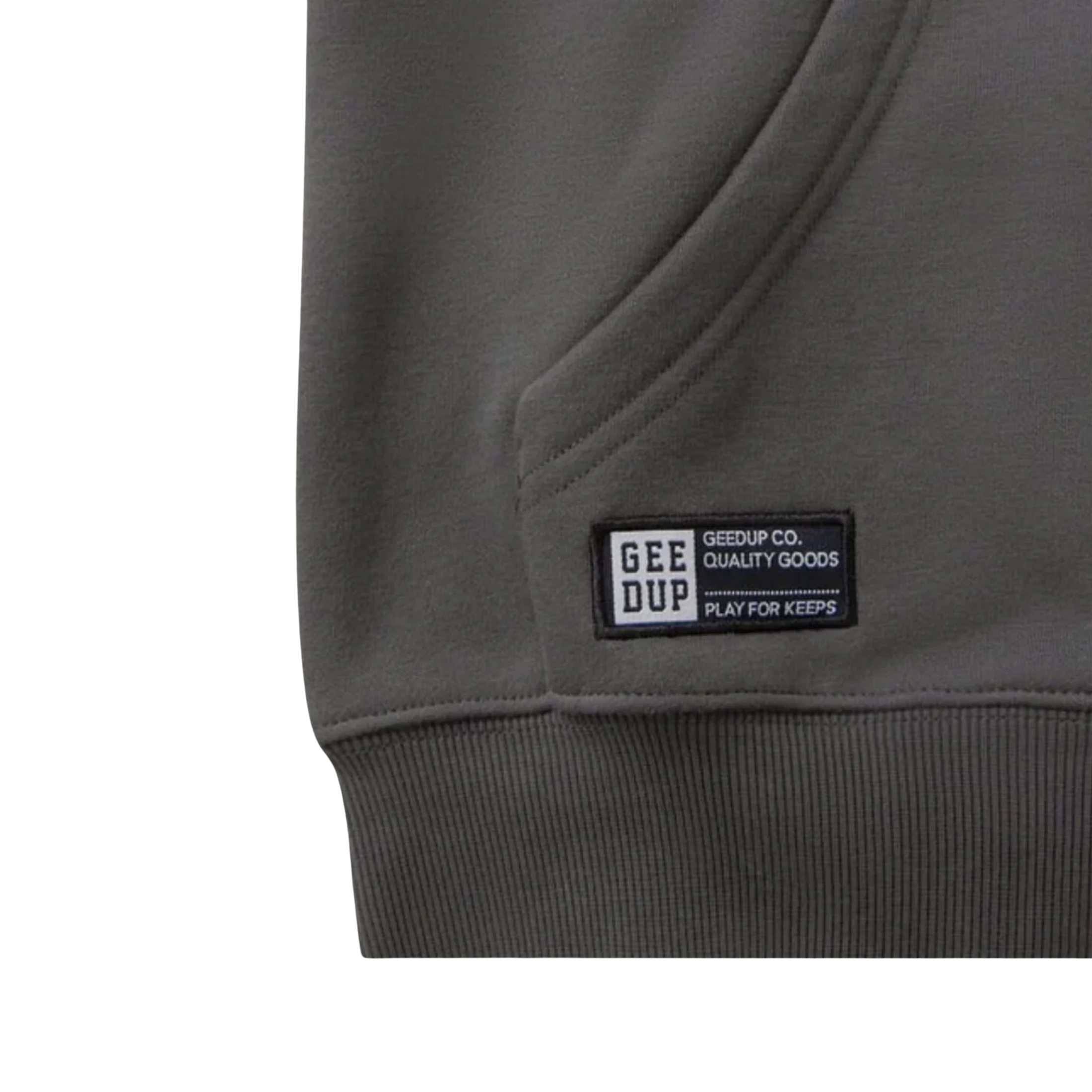 WearVista® Gray/White Hoodie