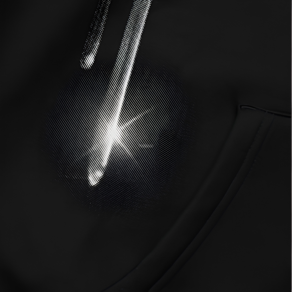 WearVista® Black/Silverprint Hoodie
