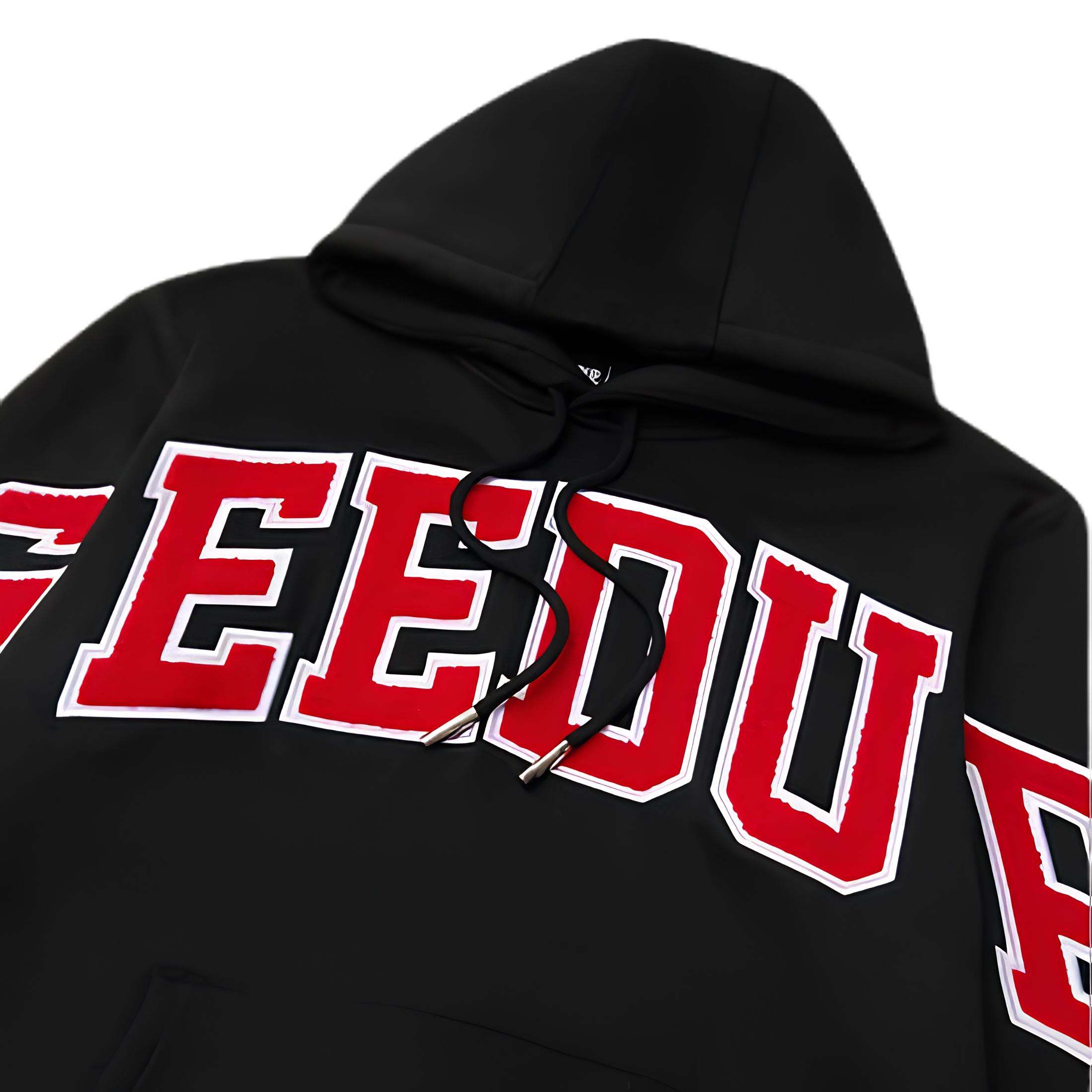 WearVista® Black/Red Hoodie