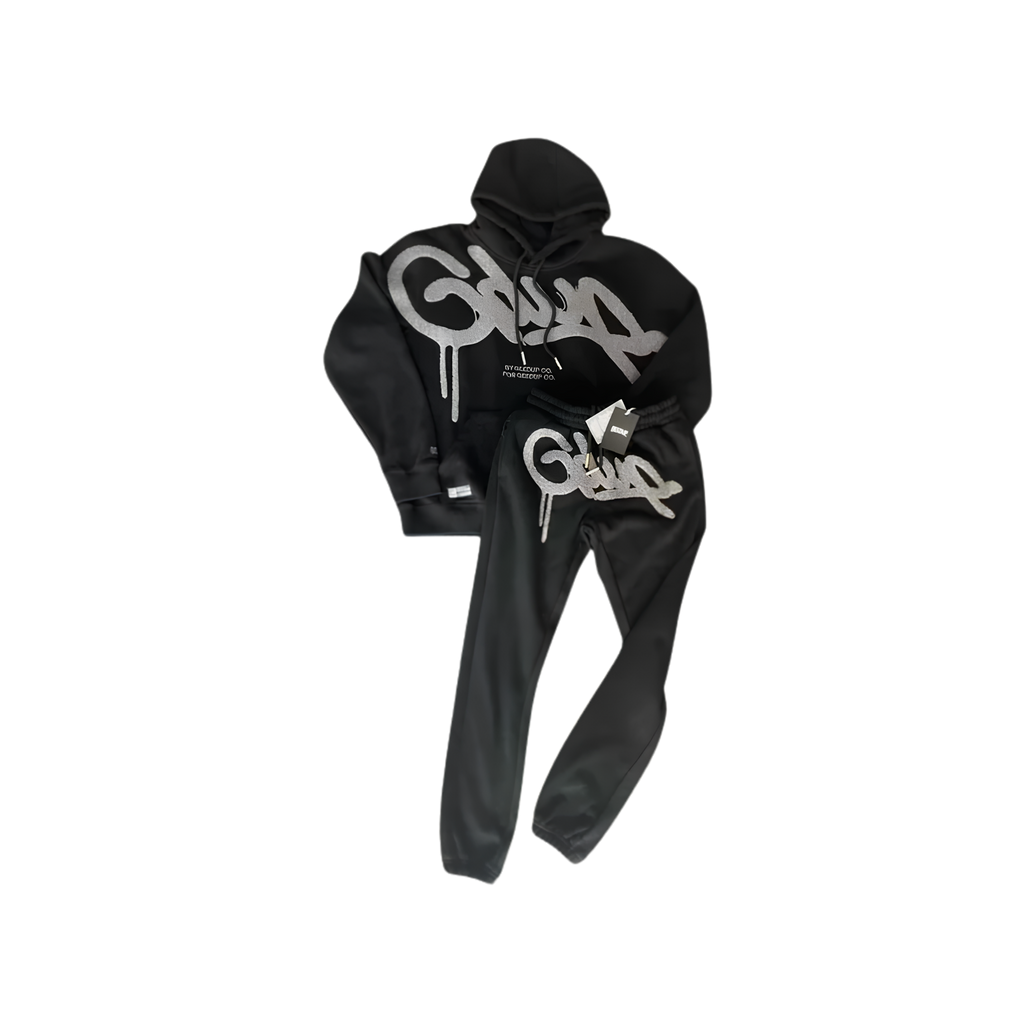 WearVista® Black/Gray Tracksuit