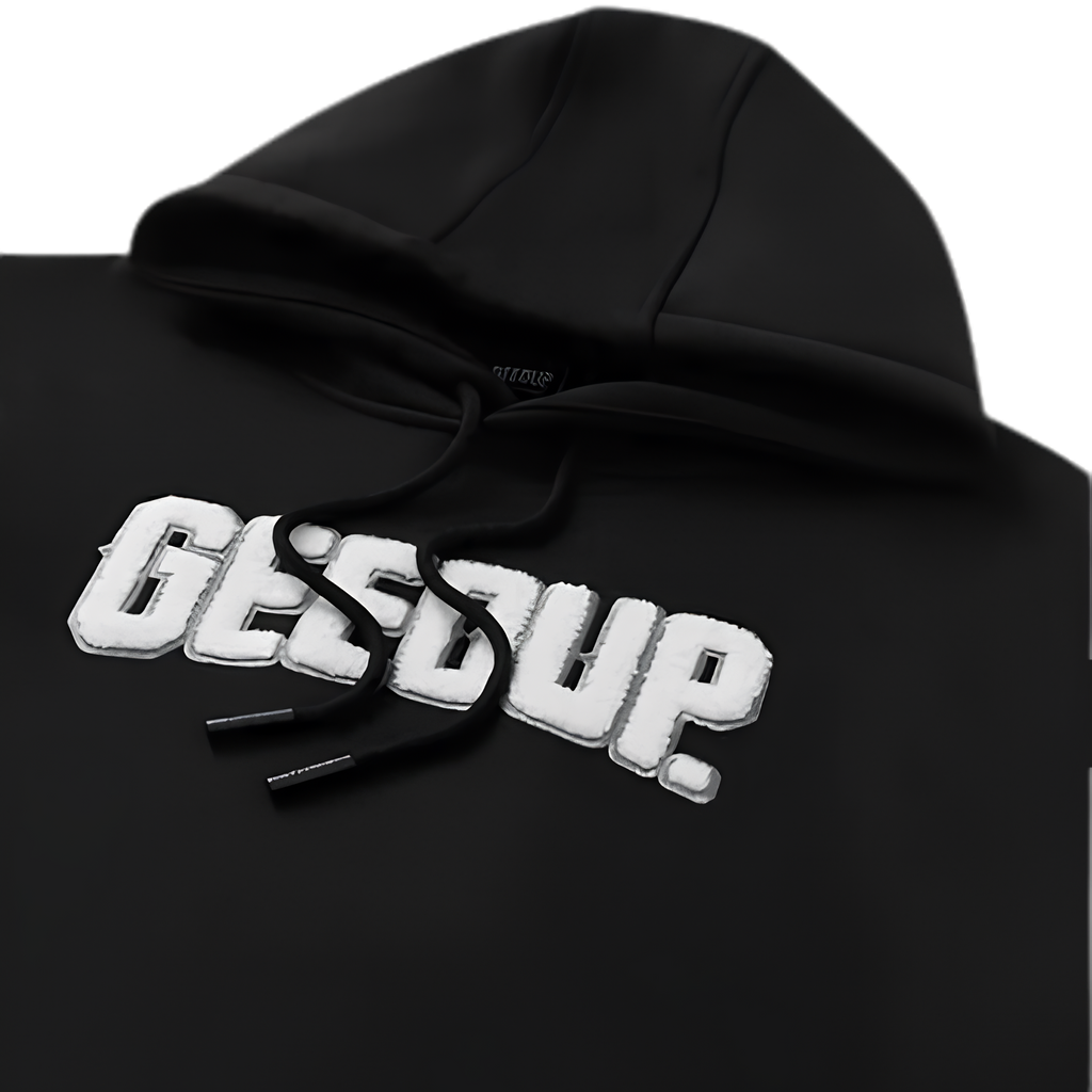 WearVista® Black/White Hoodie