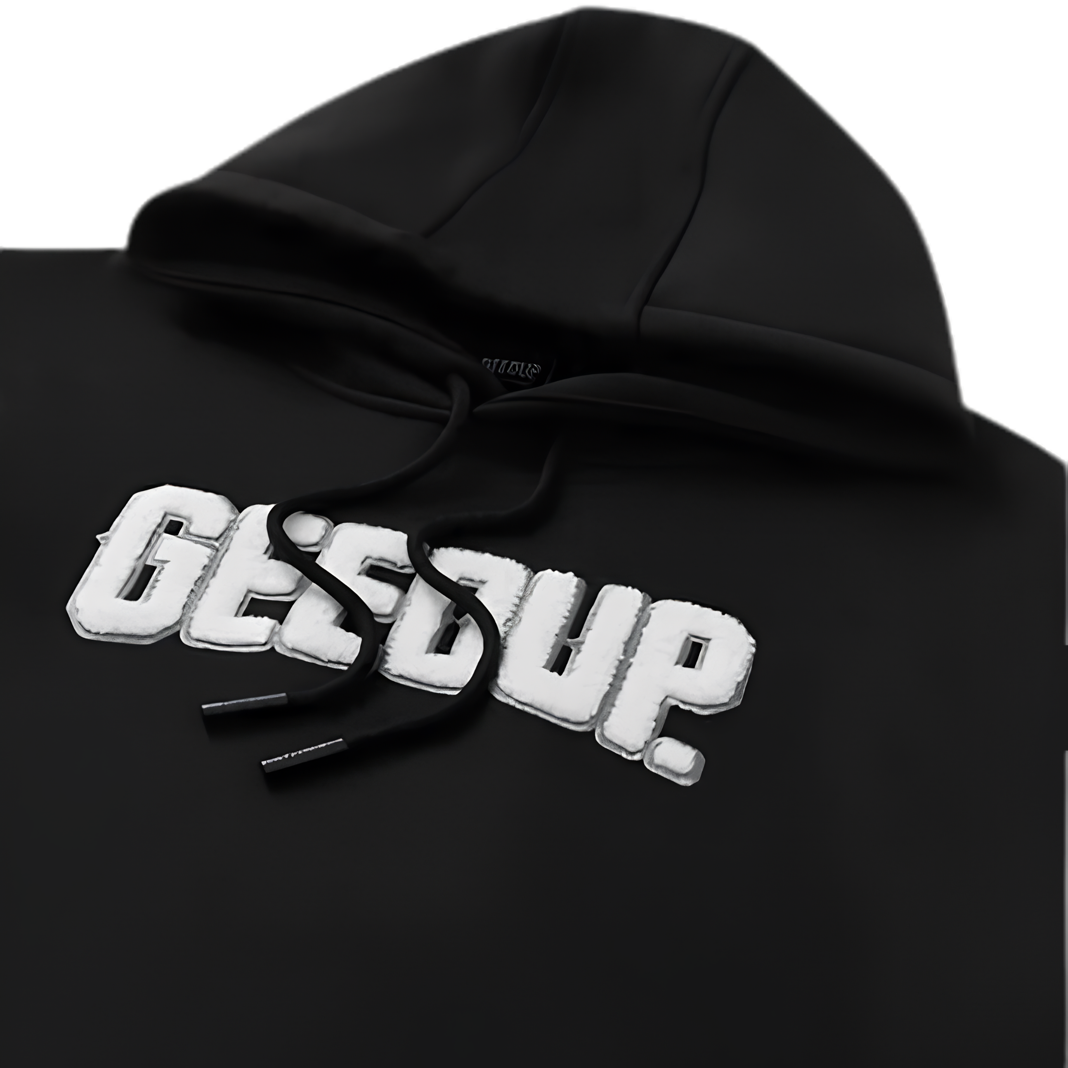 WearVista® Black/White Hoodie