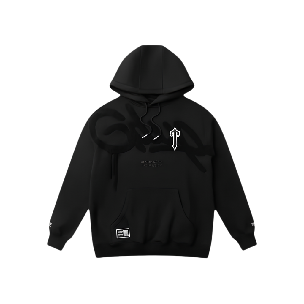 WearVista® Black/Black Hoodie