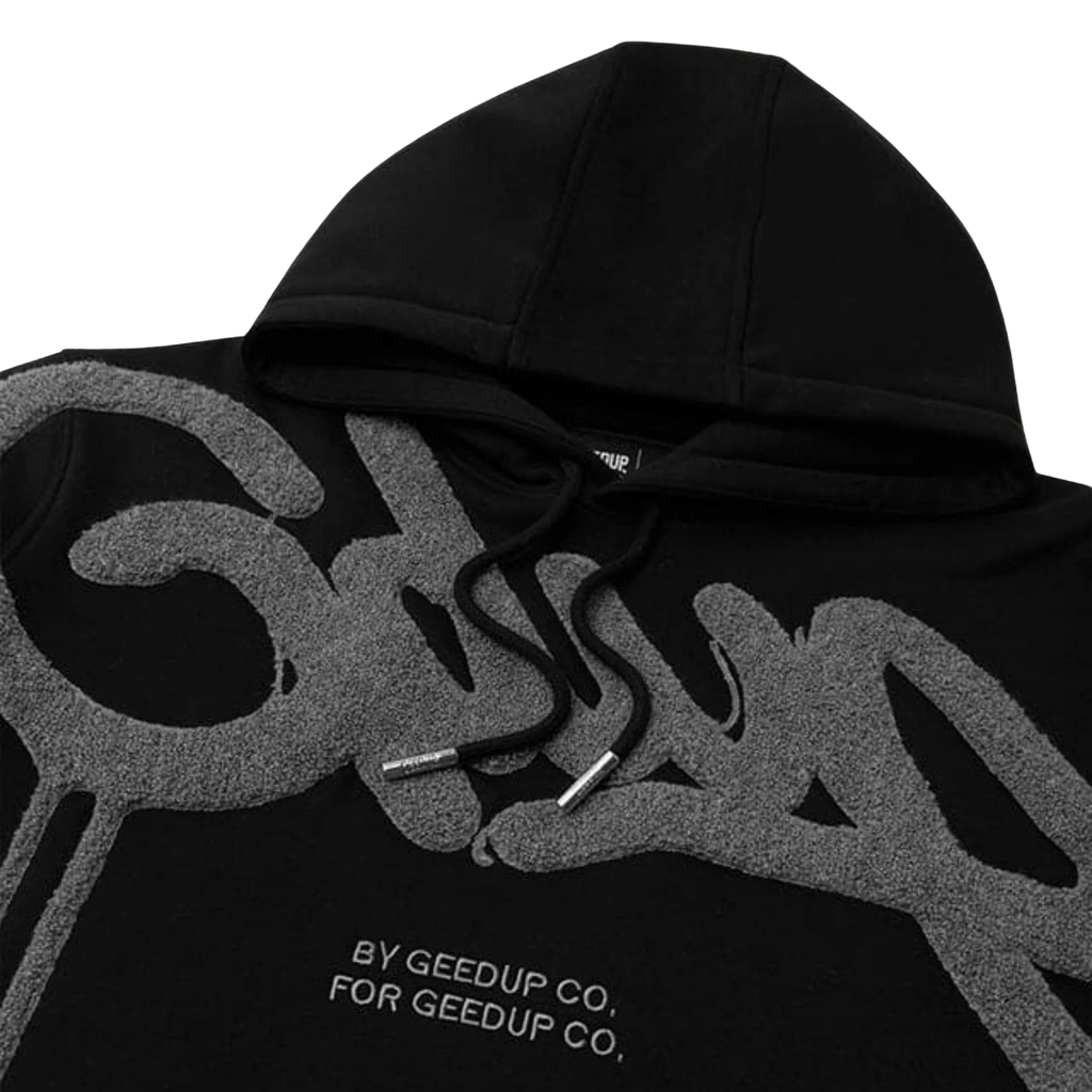 WearVista® Black/Gray Hoodie