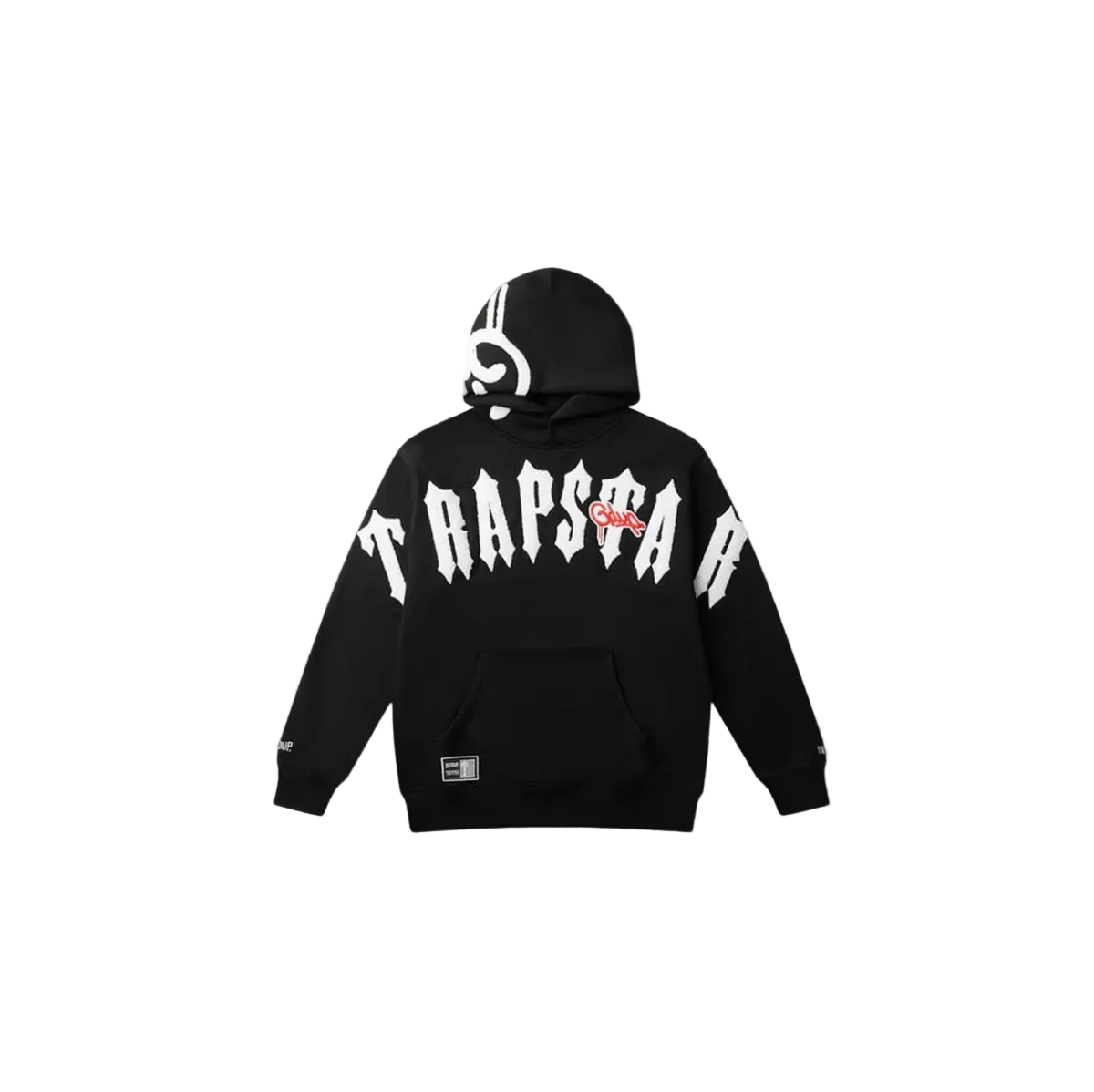 WearVista® Black/White Hoodie