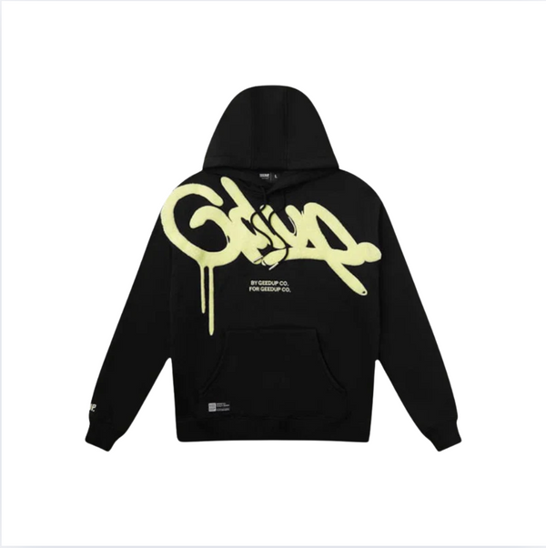 WearVista® Black/Green Hoodie