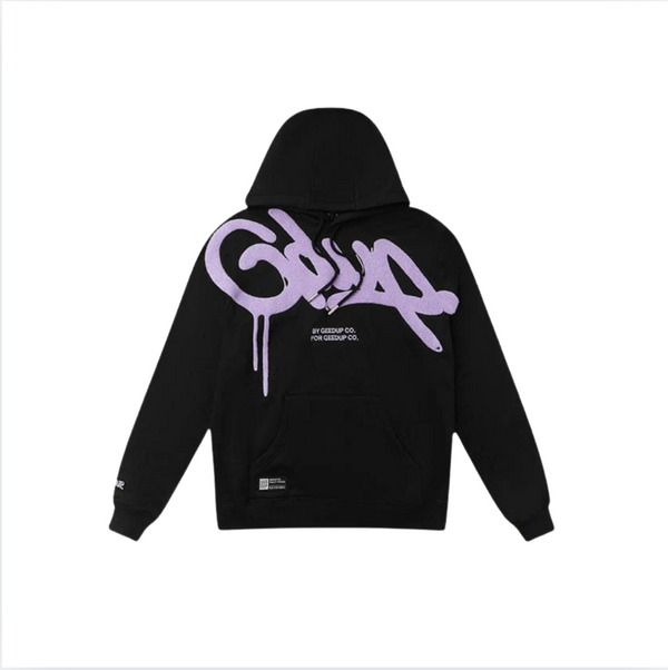 WearVista® Black/Purple Hoodie
